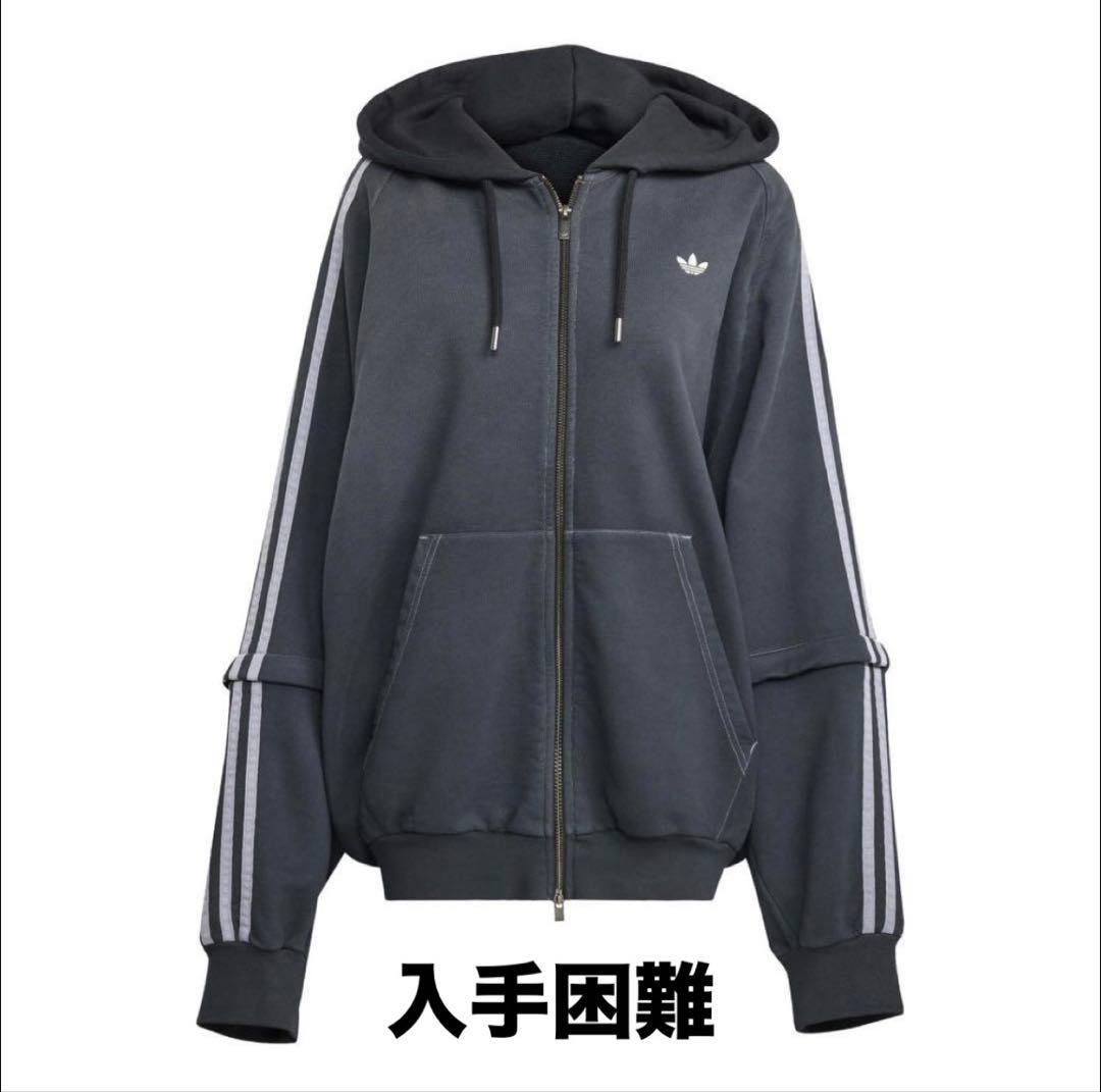 adidasADILENIUMシーズン4ウォッシュオーバーサイズ ジップパーカー