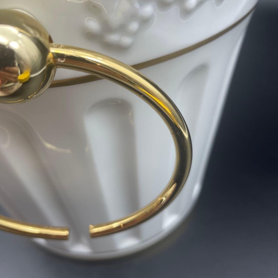 大倉陶園 ゴールドライン レリーフワインクーラー