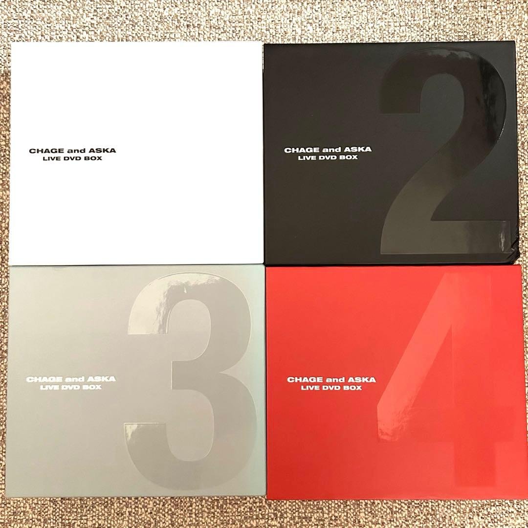 CHAGE and ASKA LIVE DVD BOX 1〜4 セット