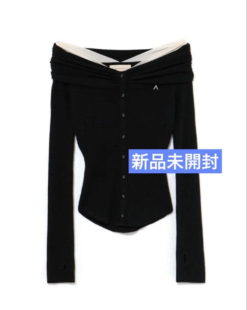 トップス andmary Shannon tulle knit tops