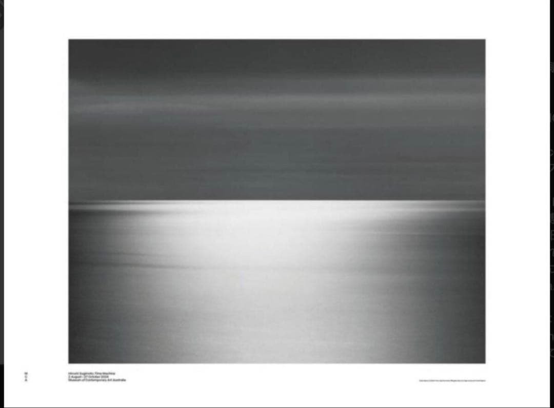 杉本博司 海景NorthAtlanticOceanポスター シドニー現代美術館