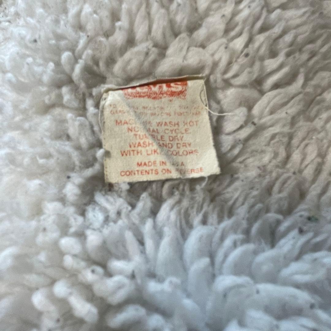 ［りなりな］レア品 80s Levi’s デニム ボアジャケット 短丈