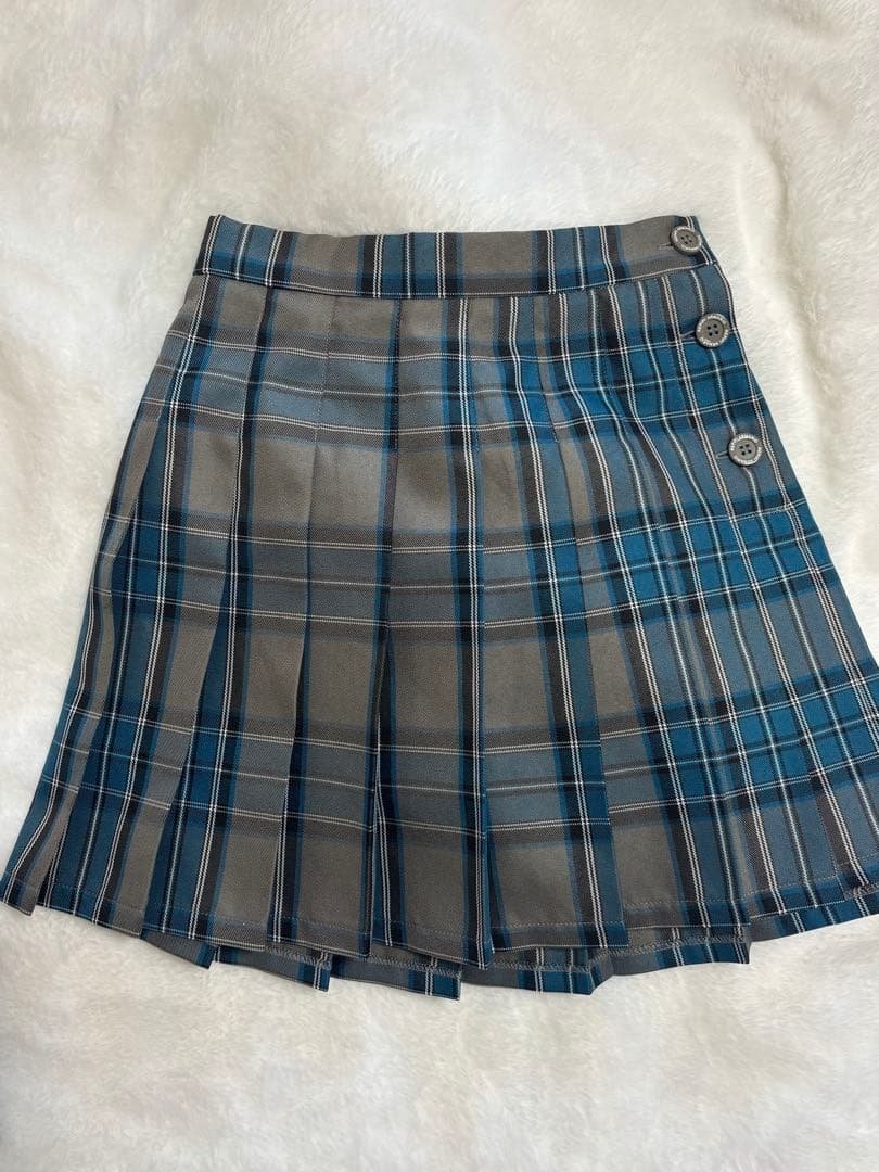 (リッチ) 値下げ！ネイビー ブレザー チェック柄スカート セット　卒業式