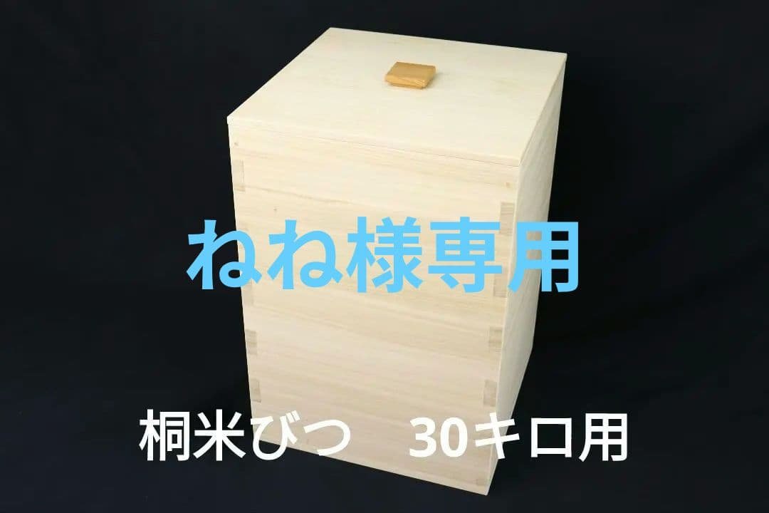 ねね【新米の美味しさ長続き】最高峰の米びつ　30キロ用