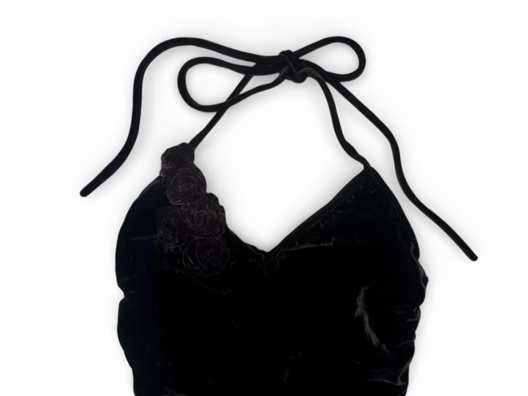 【希少】BLUMARINE Anna Molinari ベルベットドレス黒 40