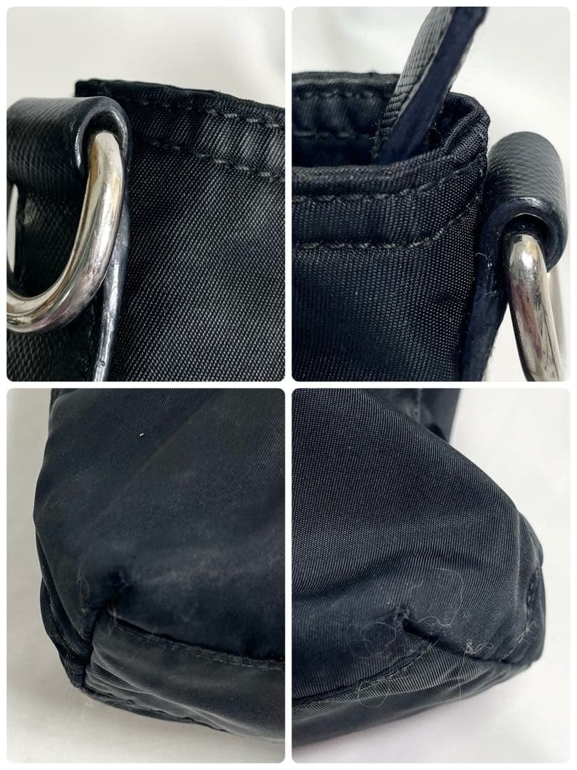 プラダ ナイロン 2way トートバッグ 三角ロゴ 金具 大容量 多機能 A4可