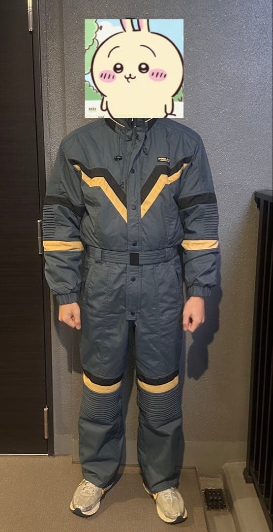 FABLICE グレー/イエロー スキーウェア