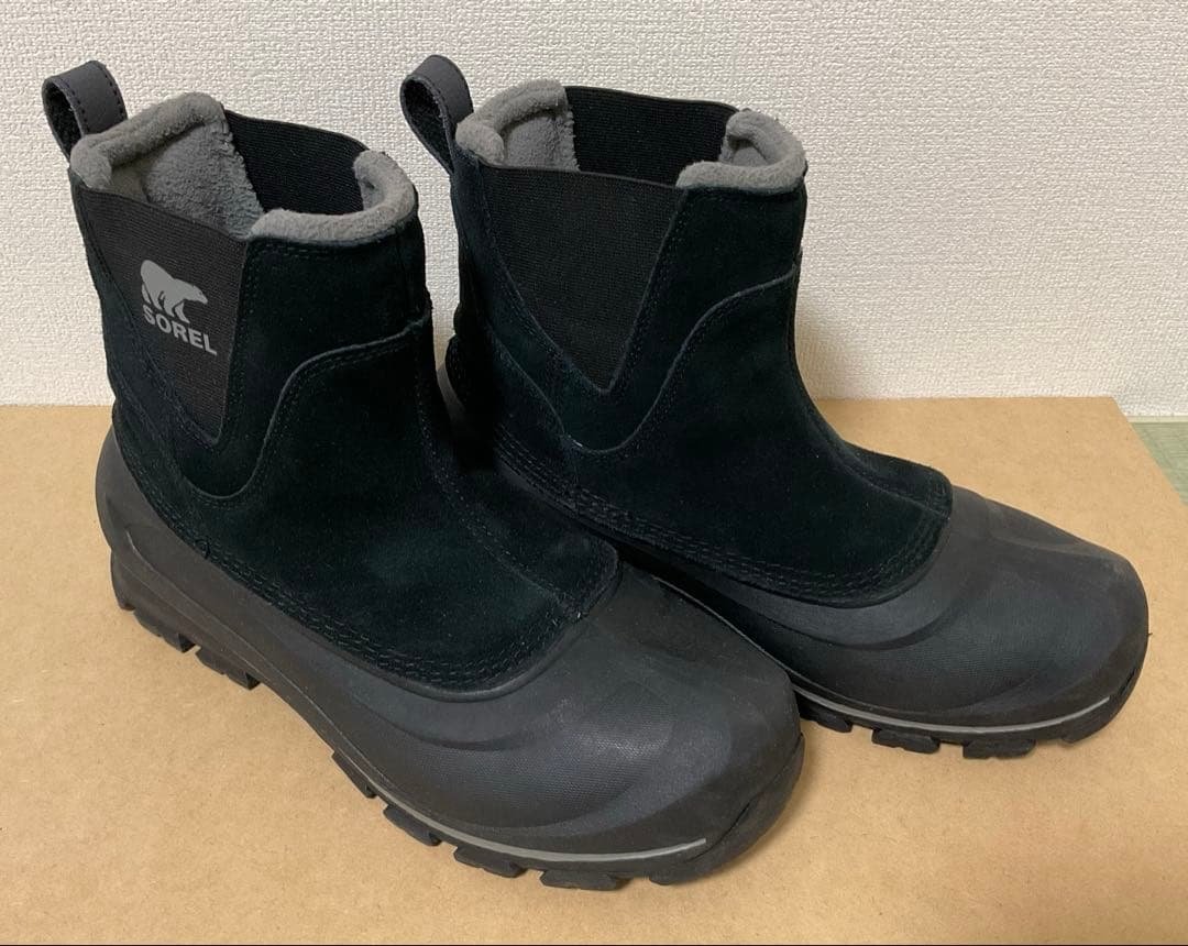SOREL バクストン プルオンブーツ ウォータープルーフ Black 27.0