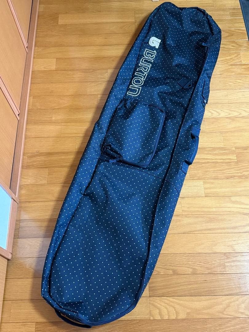 【美品】Burton スノーボードバッグ ドット柄 ネイビー　156cm