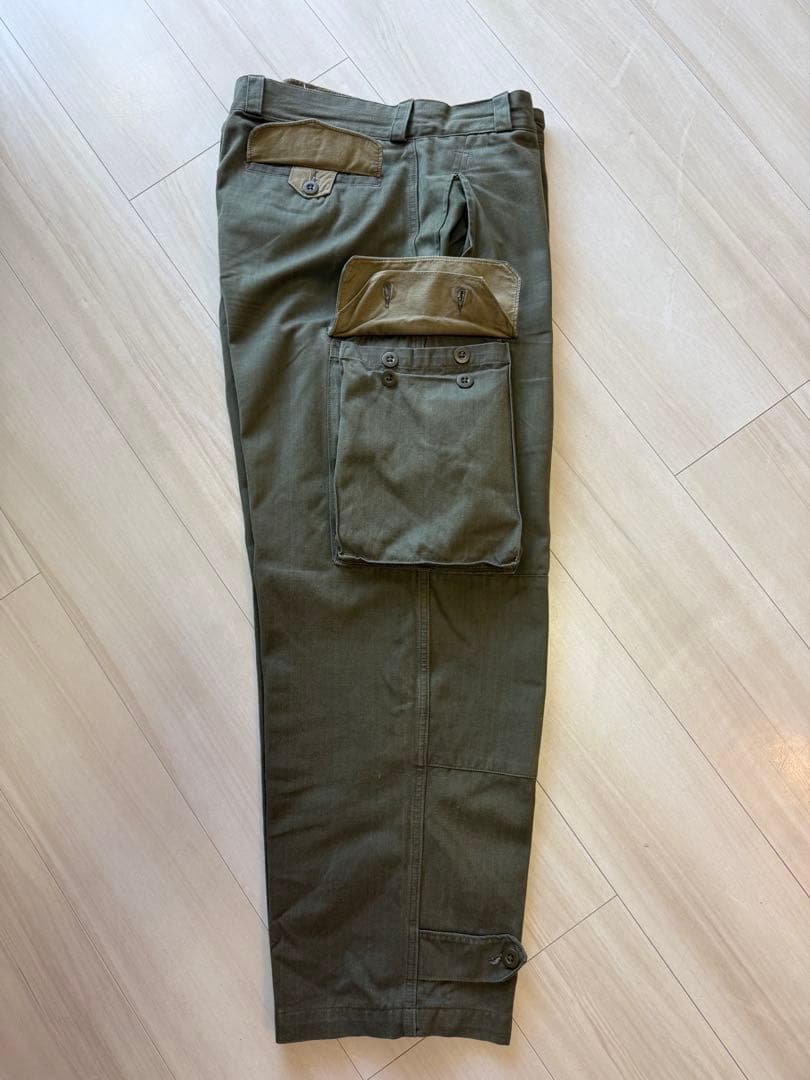 レ*ド様 フランス軍　後期型　M47 カーゴパンツ　ヘリンボーン　13サイズ　美