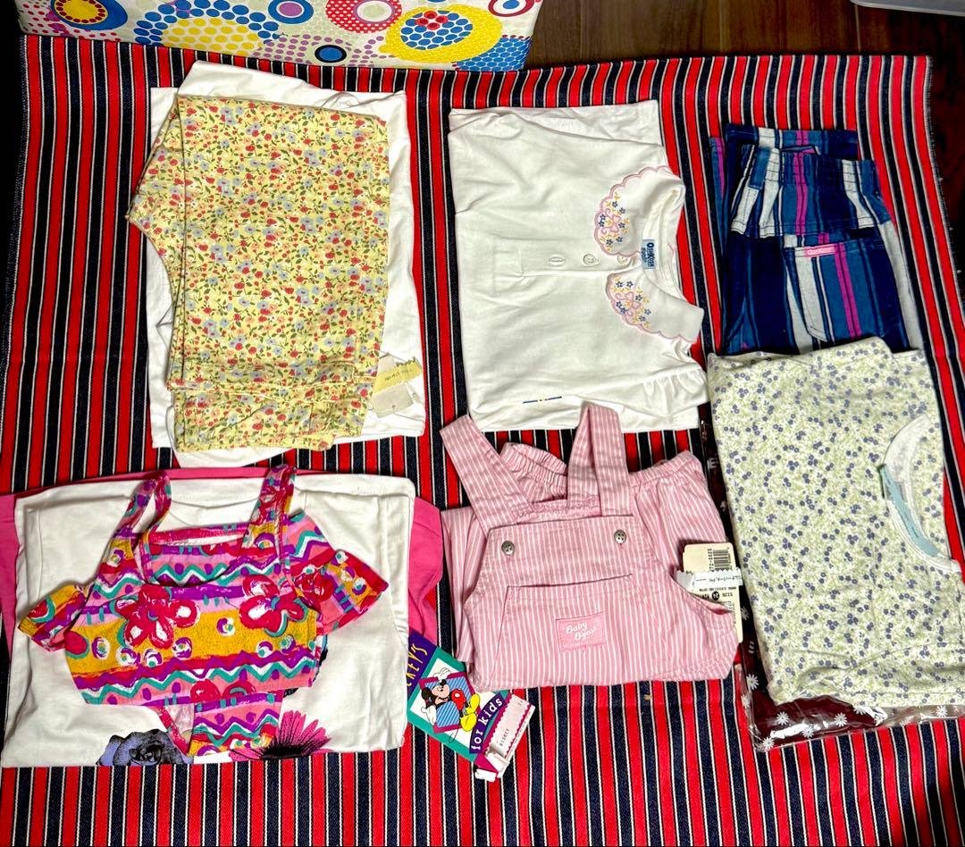 新品　海外ブランド女の子服（60〜130cm）40着　単価500円以下