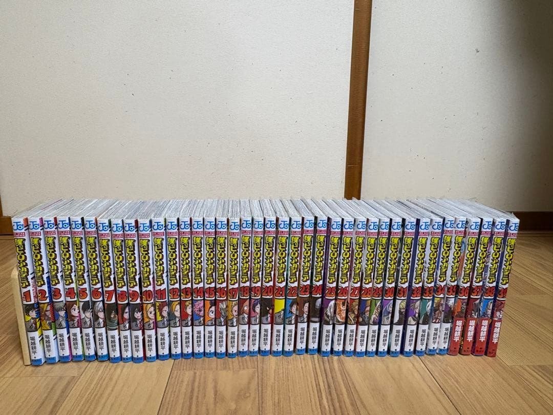 僕のヒーローアカデミア1〜39巻 36巻から39巻は新品未開封