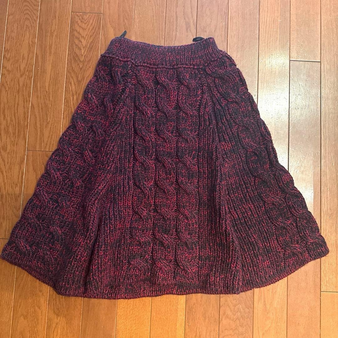 PRADA ケーブル編み スカート