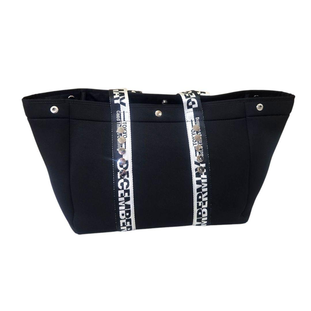 【新品】DECEMBERMAY 　ゴルフ　トートバッグ　ブラック　大容量
