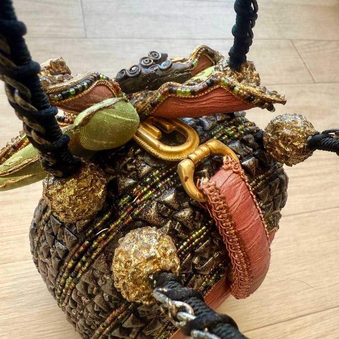 新品未使用 MARY FRANCES メアリーフランシス パーティーバッグ