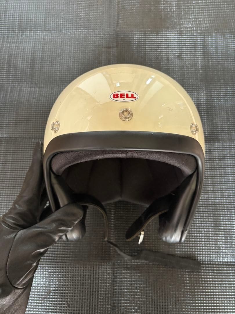 BELL 500-TXJ ジェットヘルメット アイボリー オーシャンビートル