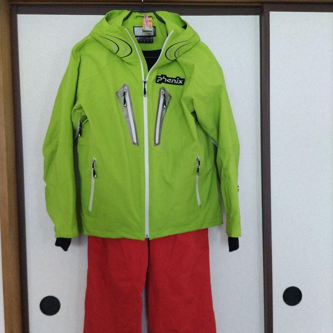 Phoenix スキーウェア ライムグリーン/レッド　メンズM
