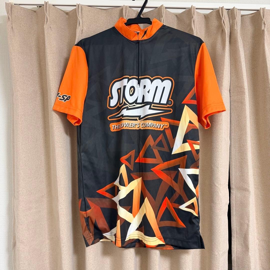 ハイスポーツ社　STORM ボウリングシャツ Mサイズ 半袖