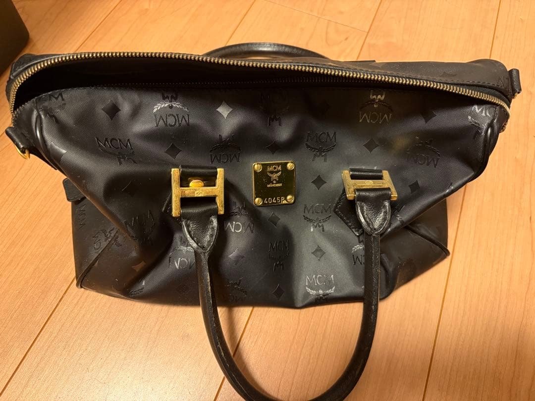 MCM ボストンバッグ ブラック ユニセックス