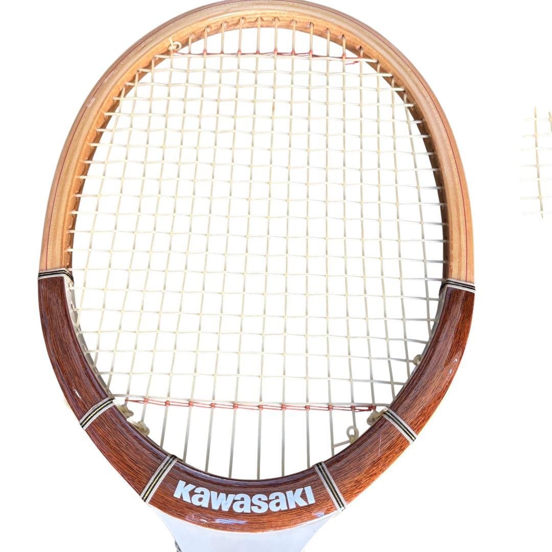 Kawasaki【木製テニスラケット】2本