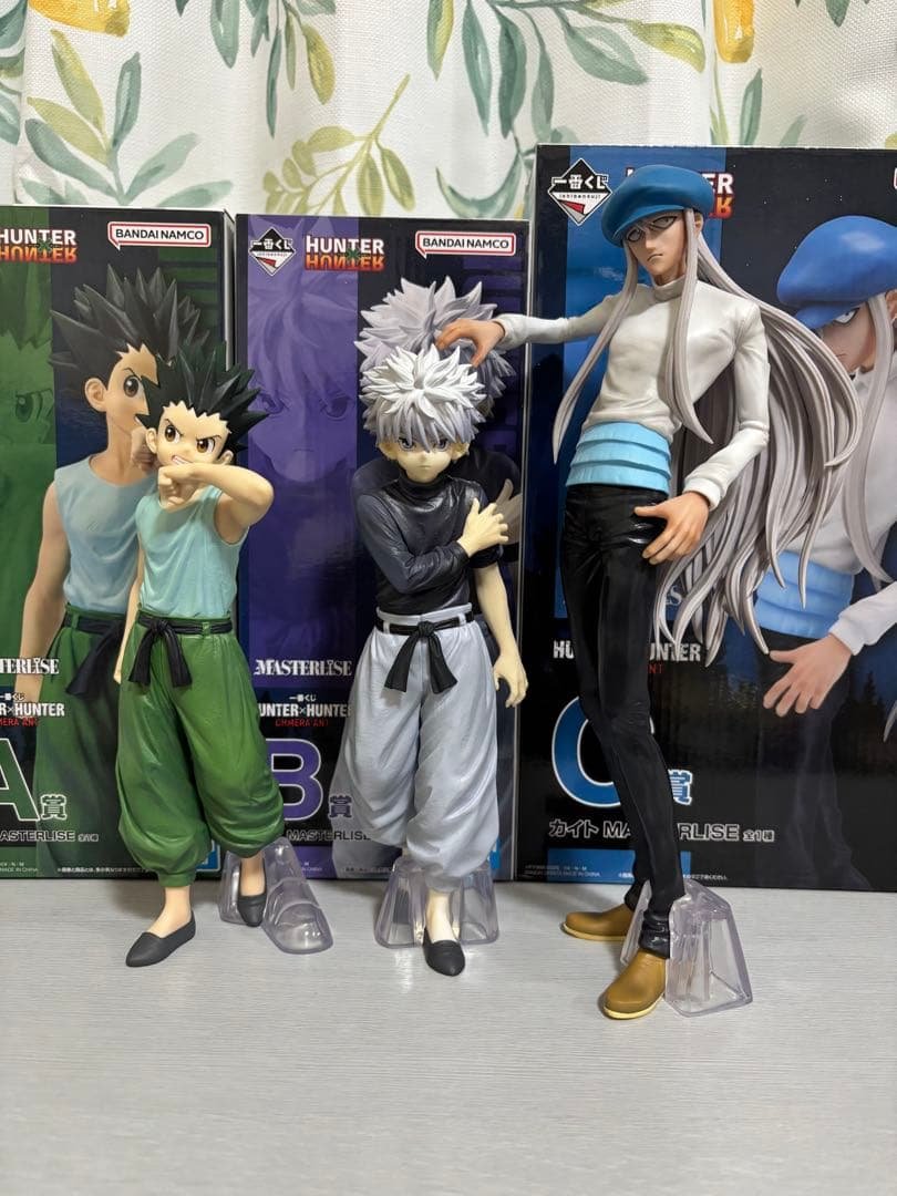 HUNTER×HUNTER 一番くじ　キルア　ゴン　カイト　フィギュア