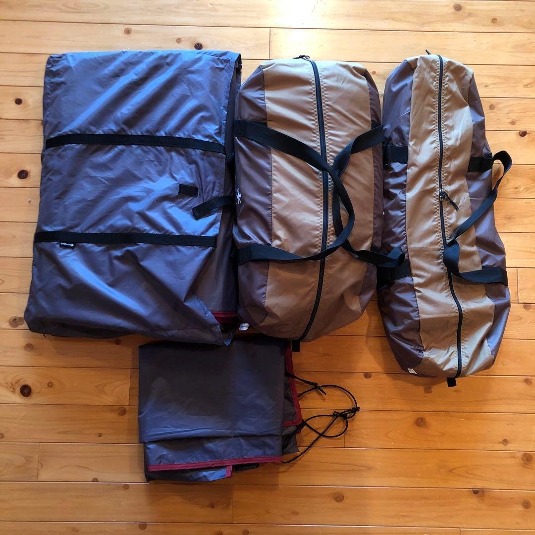 スノーピーク・エントリーパックTT グラウンドシート、インナーマットのセット