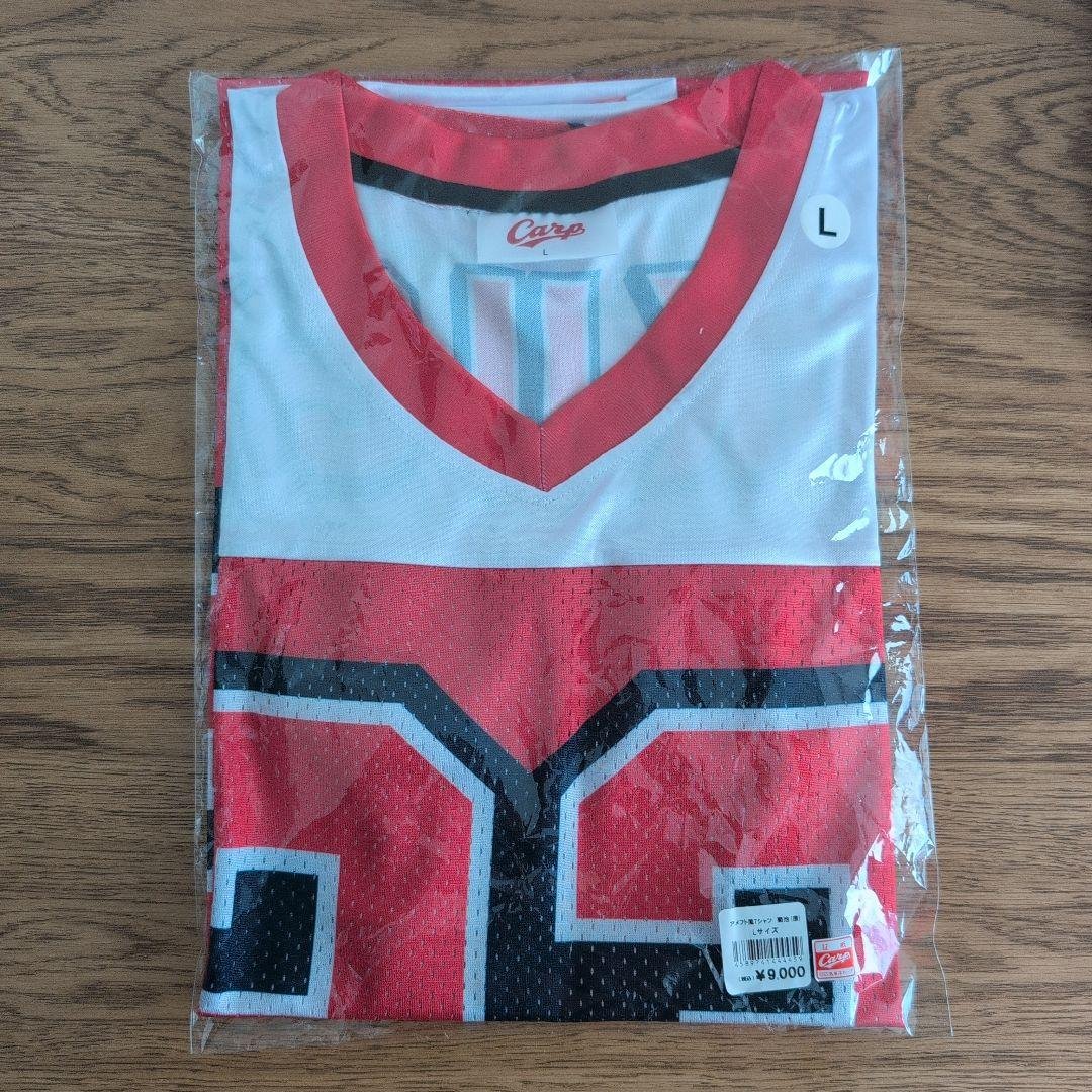 カープ 菊池涼介選手 アメフト風Tシャツ Lサイズ 2026 限定