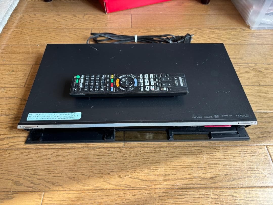 ソニー ブルーレイディスクレコーダー BDZ-EW1000 純正リモコン付き