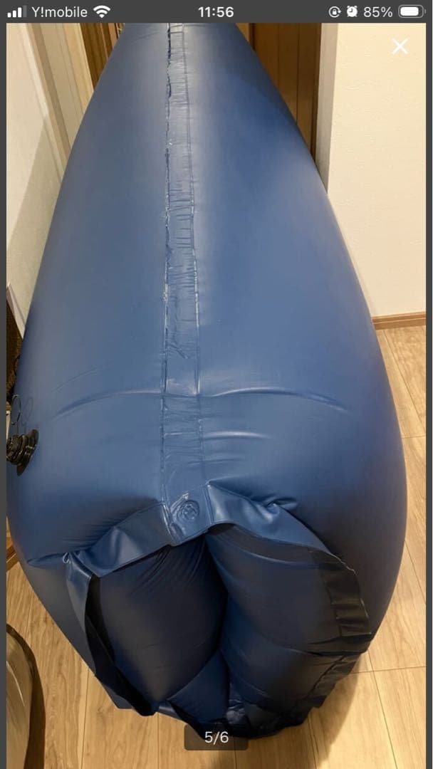 超巨大　プールピロー改造のダブルレイヤードエアーバッグ 空ビ ふわふわ