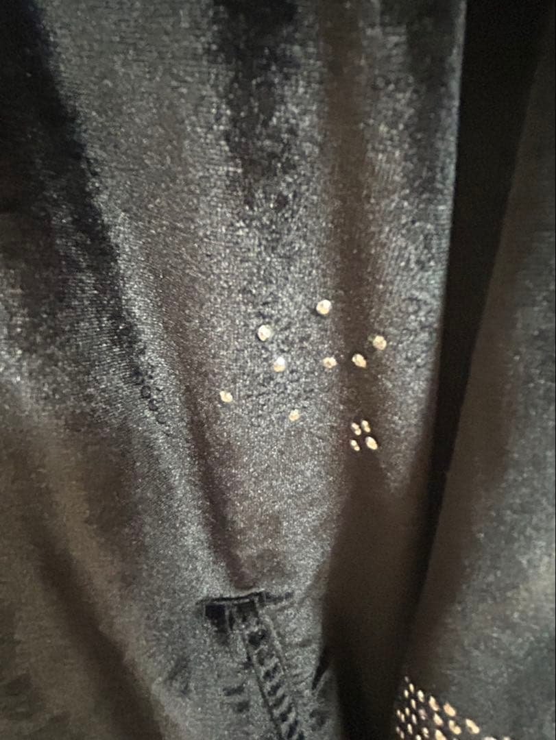 ガルフィー ジャージ セットアップ ピカピカ注射器 黒 ベロアジャージ