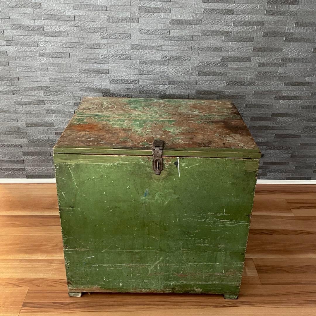 青山の人気家具店kino【レア1点物】フランス アンティークヴォレー 収納BOX