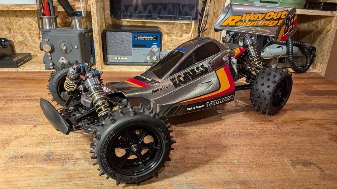 未走行　タミヤイグレス　タイタニウムグレー2液ウレタン塗装