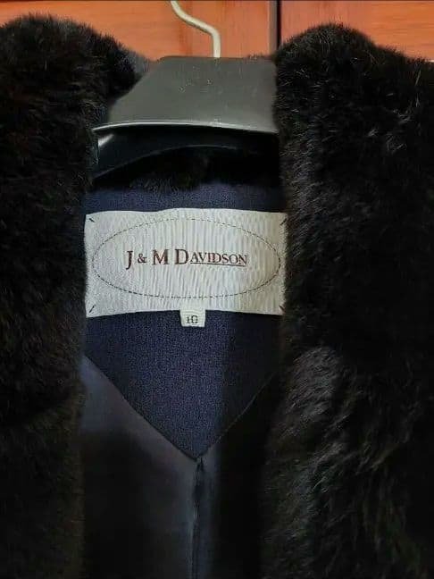 ★mochigome様★J & MDAVIDSON ダークブルー ロングコート