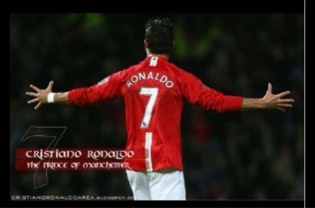 【正規品】C.ロナウド　額縁入り直筆サイン入りユニフォーム08-09