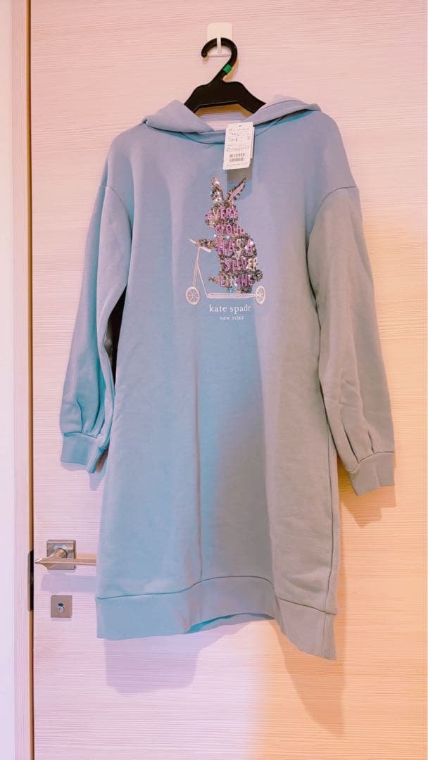 kate spade new york ガールズ ラビットフードワンピース