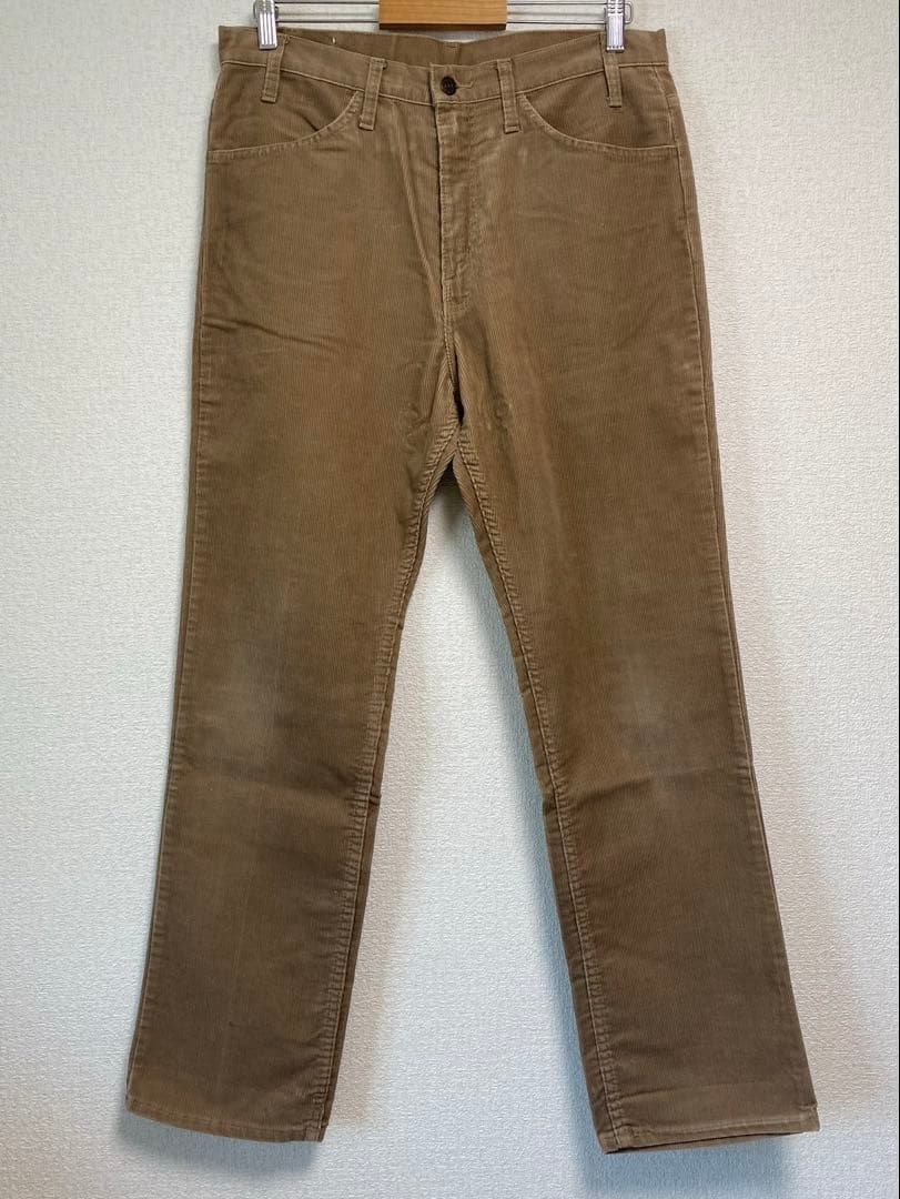 70s USA古着 リーバイス 519 コーデュロイパンツ vintage