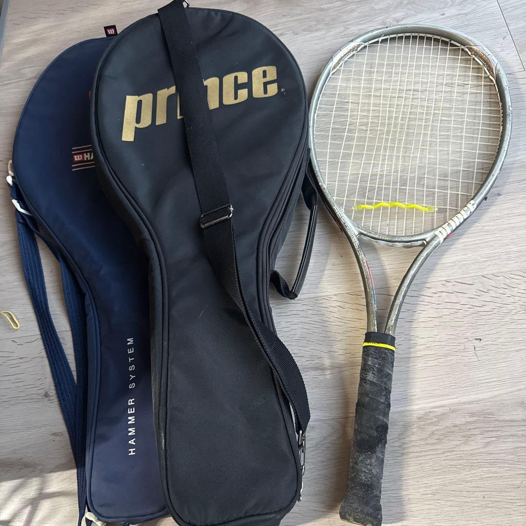Prince B950 テニスラケット ２個ケース付き