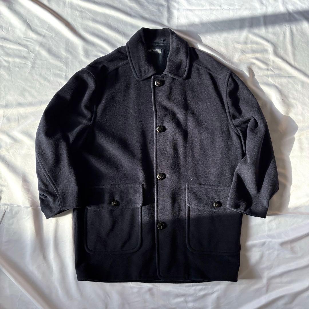 brooks brothers コート 英国製 ネイビー ブルックスブラザーズ