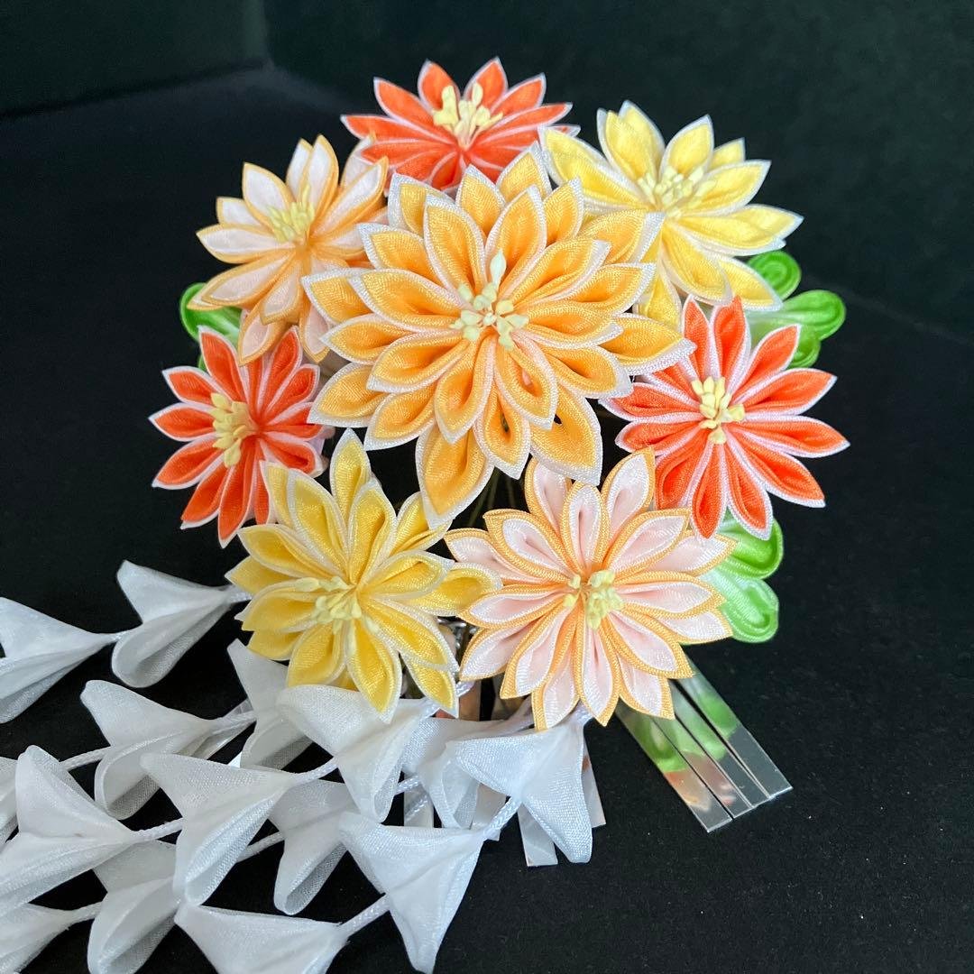 あず様　つまみかんざし　つまみ細工　舞妓さんみたい! 日本舞踊　かんざし