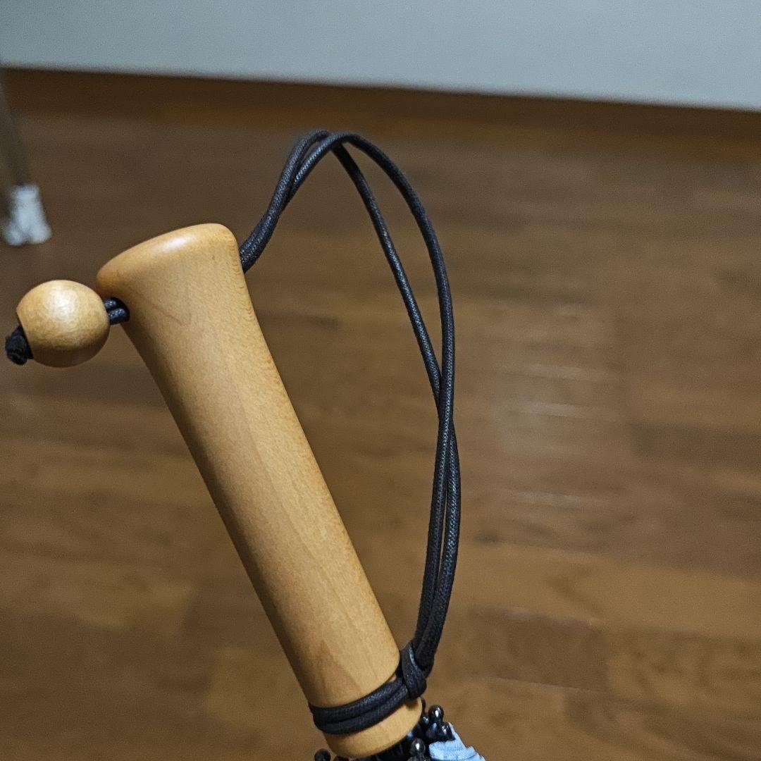 【新品未使用】サンバリア100 長傘Sサイズ ブルー チェック