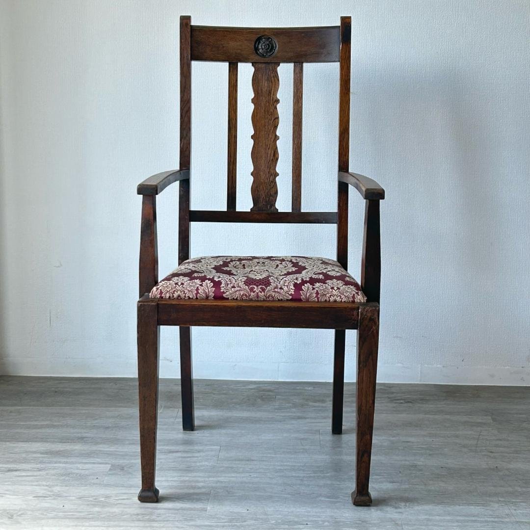 アンティーク 家具 アームチェア 椅子 1910年頃 英国 083A
