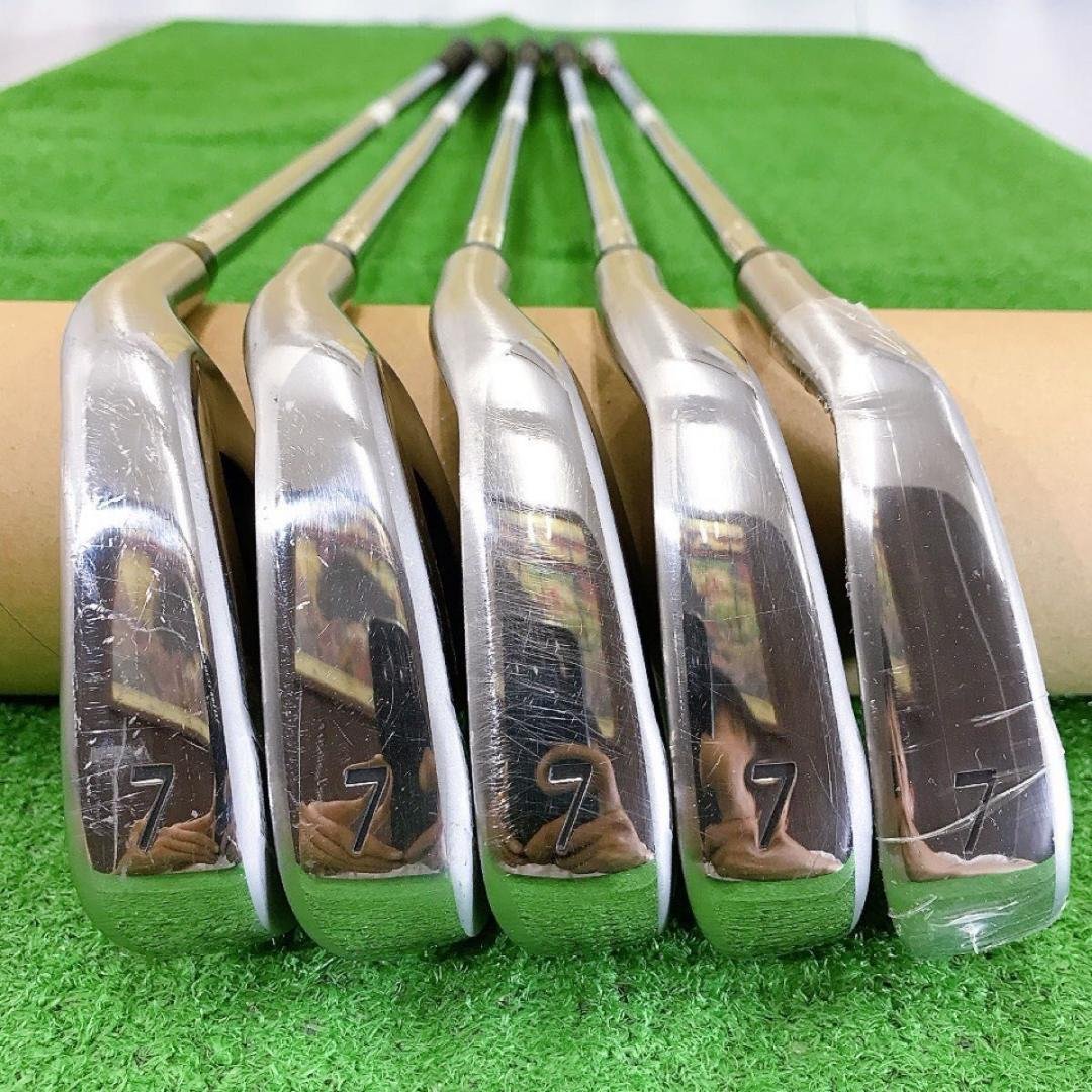 タ88★ゼクシオイレブン XXIO11 7番アイアン5本セット R 純正スチール