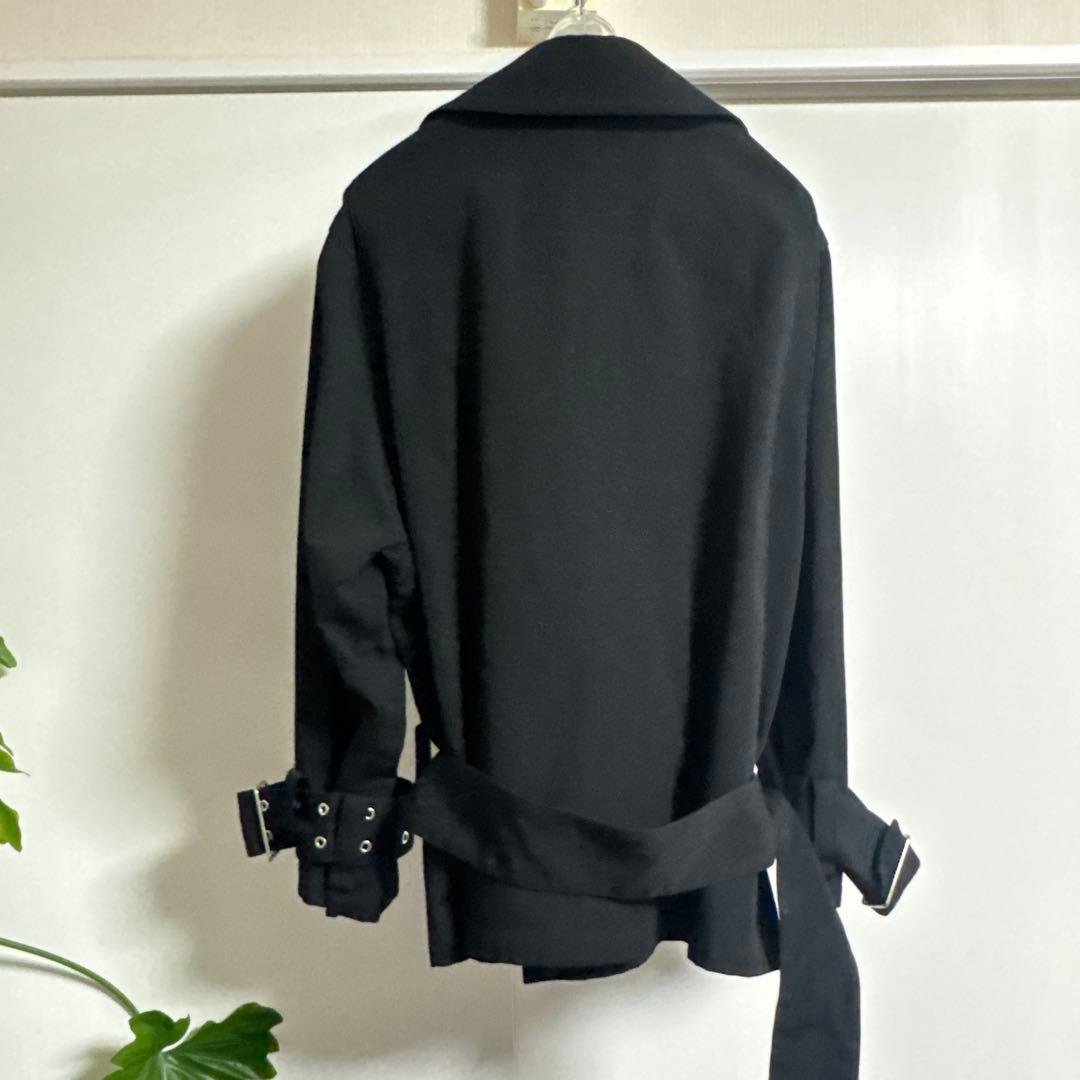 LIMI feu ブラック ダブルブレスト ジャケット S