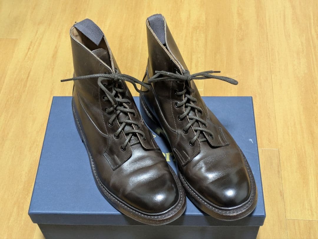 【Tricker’s】Burford レースアップブーツ UK8