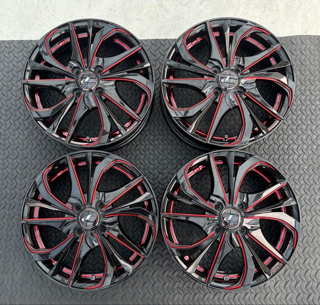 美品 ウェッズ レオニス TE 15インチ 4.5j オフセット45 4本セット