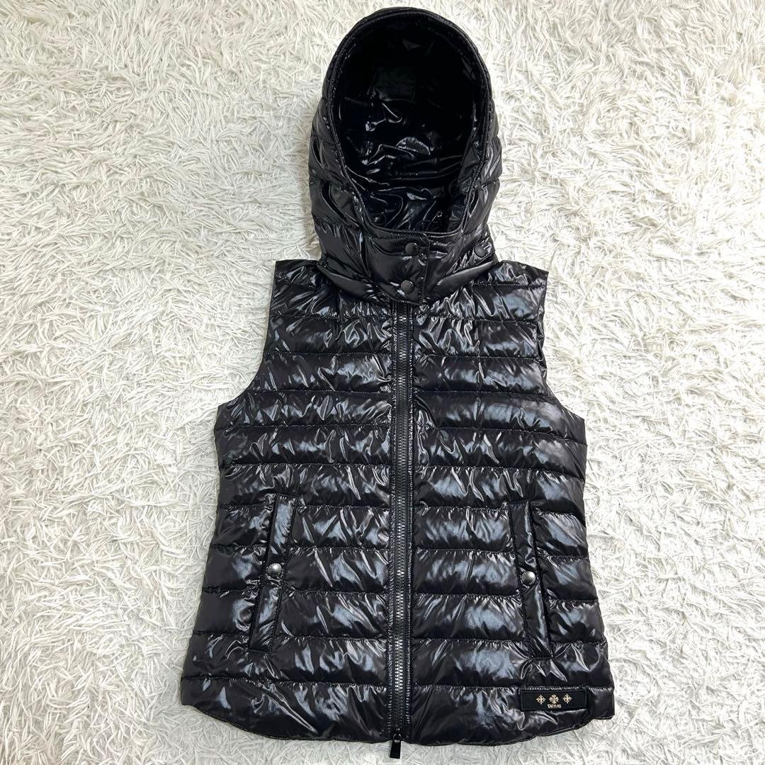 美品✨タトラス ダウンベスト 1 ナイロン 黒 ブラック