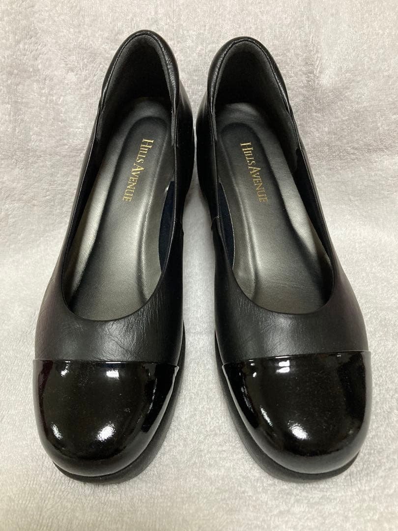 HILLS AVENUE ブラック フラットシューズ 24.0cm