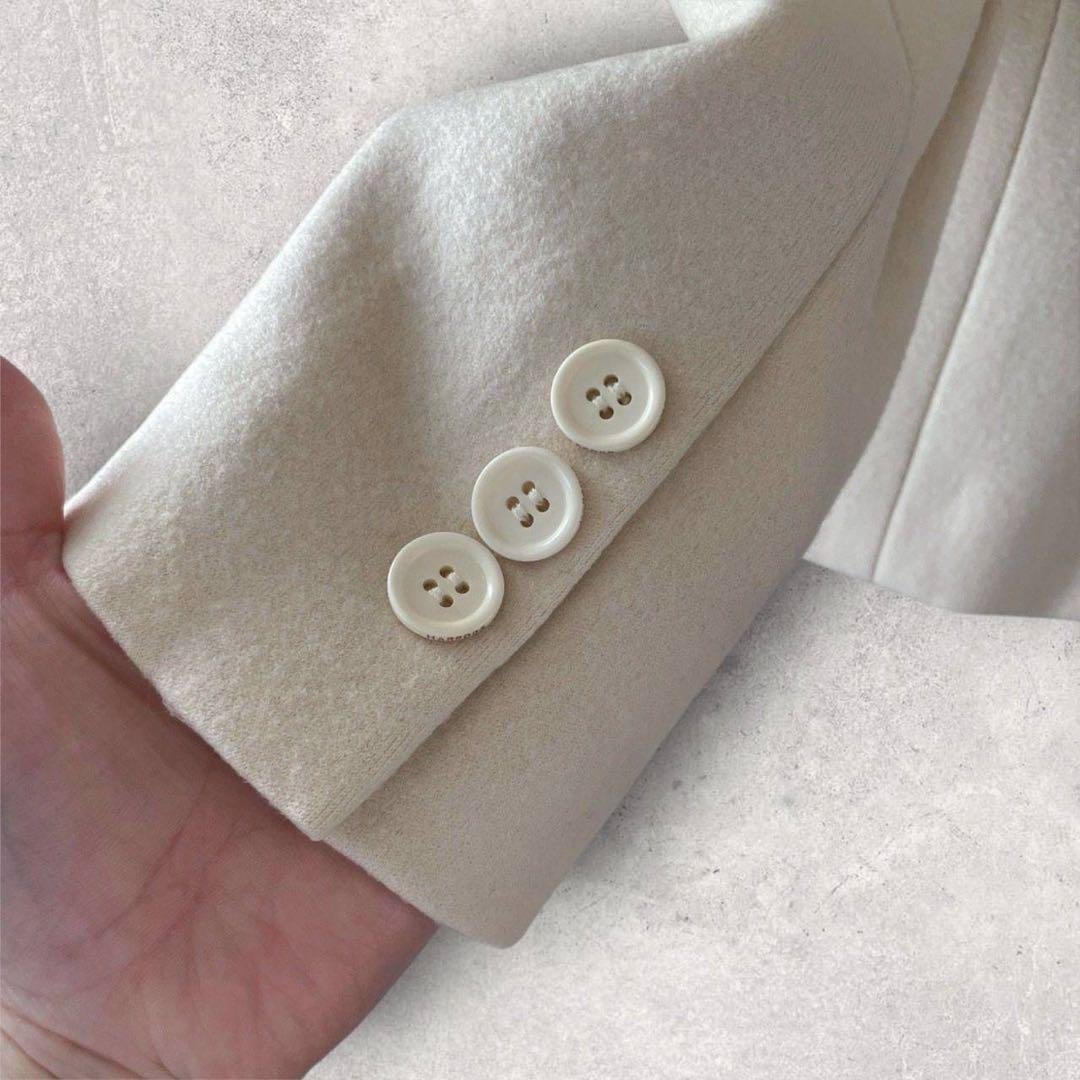 ハロッズ テーラードジャケット 2 オフホワイト 秋冬 きれいめ　フォーマル