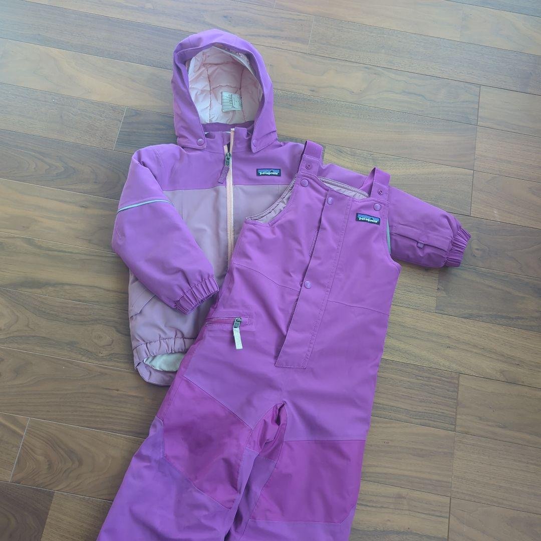 子供用スキーウェア ピンク セット