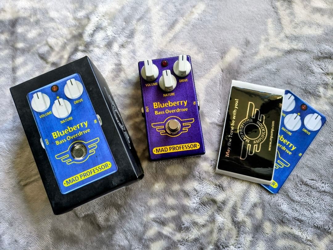 ベース MAD PROFESSOR Blueberry Bass Overdrive